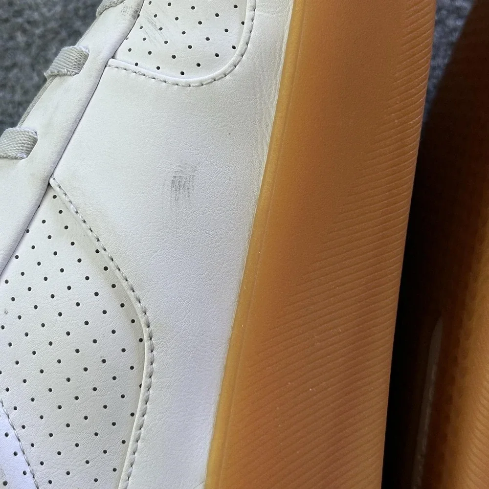 Lululemon Shoes Mens 11.5 Cityverse Perforated White Leather Gum Sneaker